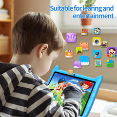 Tablet infantil BDF de 7 polegadas com Android 13, 4 GB de RAM, 64 GB de ROM, 1 TB de expansão, Wi-Fi 5G, bateria de 4000 mAh, câmera dupla, presente para crianças, software para crianças