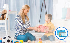 Tablet infantil BDF de 7 polegadas com Android 13, 4 GB de RAM, 64 GB de ROM, 1 TB de expansão, Wi-Fi 5G, bateria de 4000 mAh, câmera dupla, presente para crianças, software para crianças