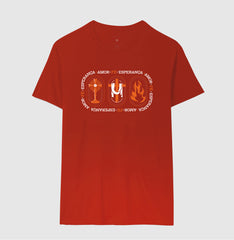 Camiseta - AMOR FÉ ESPERANÇA