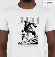 INVICTO - CAMISETA EM ALGODÃO PERUANO