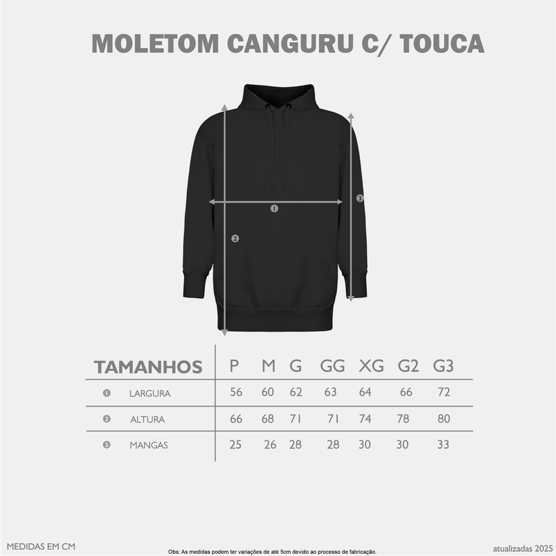 Moletom CRF Canguru 2 Cabos