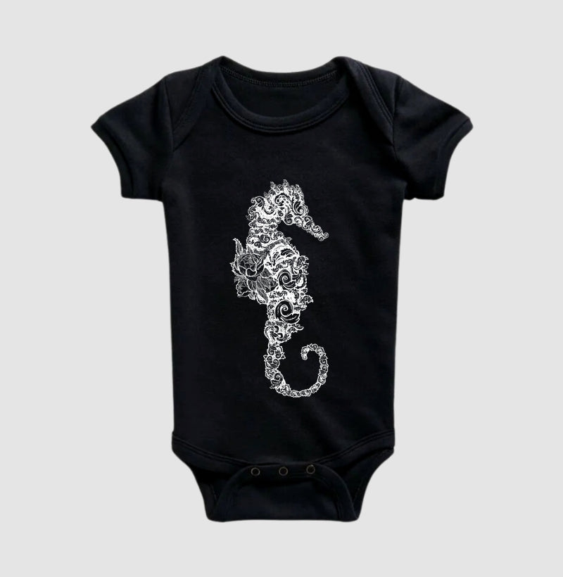 cavalo marinho preto