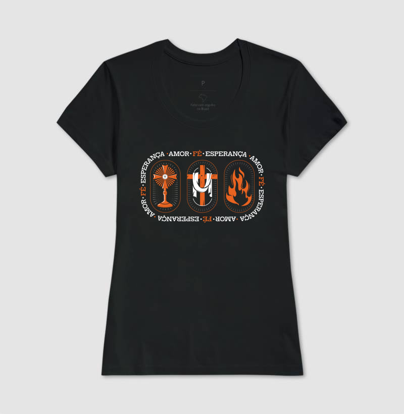 Camiseta - AMOR FÉ ESPERANÇA