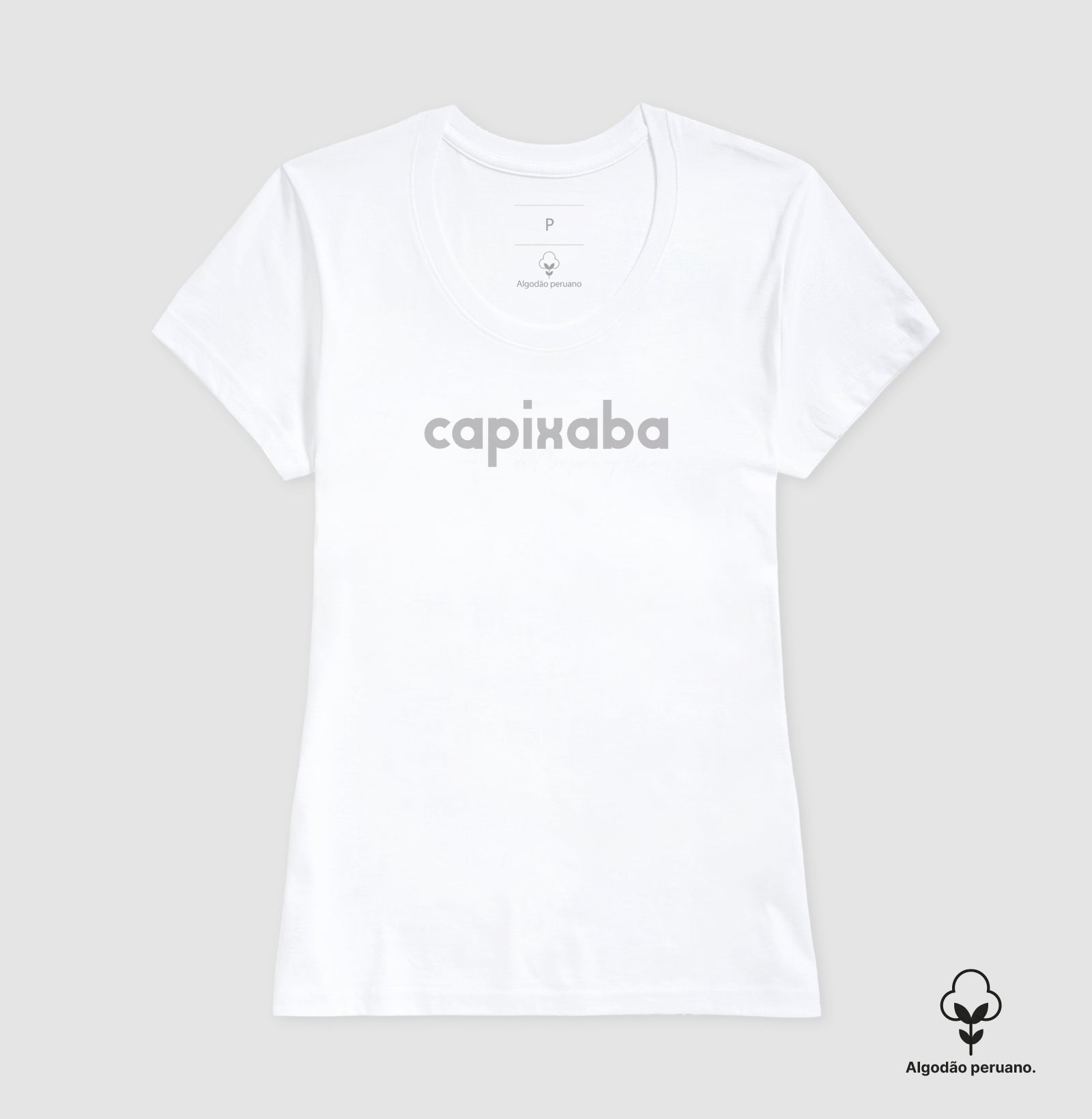 capixaba branco - Algodão Peruano